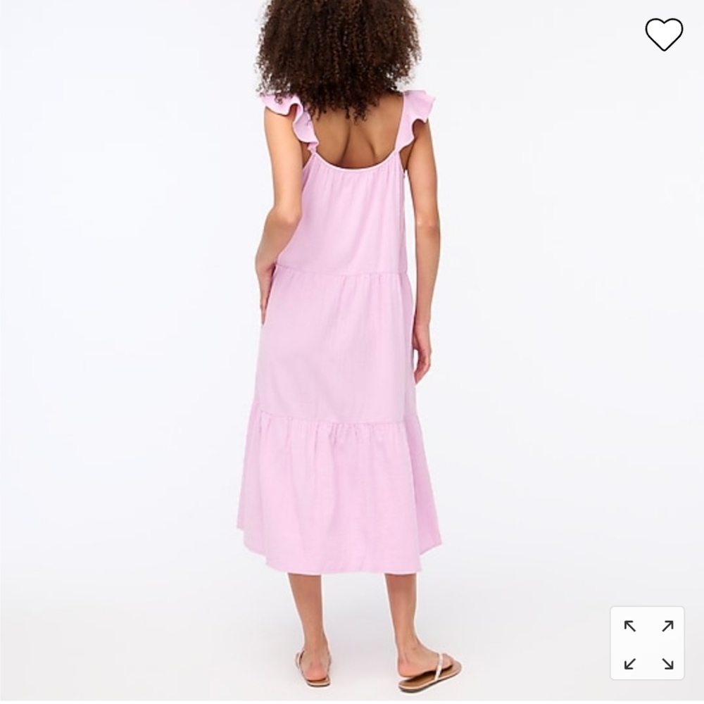 Jcre ruffle-strap gauze maxi dress - Picture 5 of 5